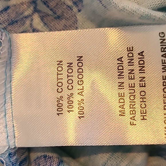 HOLLYWOOD BRAND BLUE WOMENS TANK TOP WITH FLAMINGOS SIZE MEDIUM - Picture 12 of 13